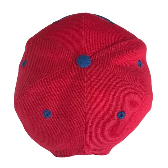 🌟SOLD🌟Buffalo Bills Mens Red And Blue NFL Budweiser Adjustable Baseball Hat - Picture 3 of 12